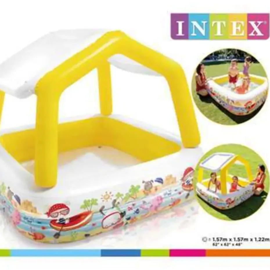 INTEX - Zwembad Met Overkapping - Vinyl