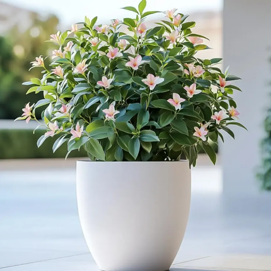 Jasmijn - Set van 6 - Jasminum 'Summer Scent' - Hoogte 25-40cm - ⌀9cm