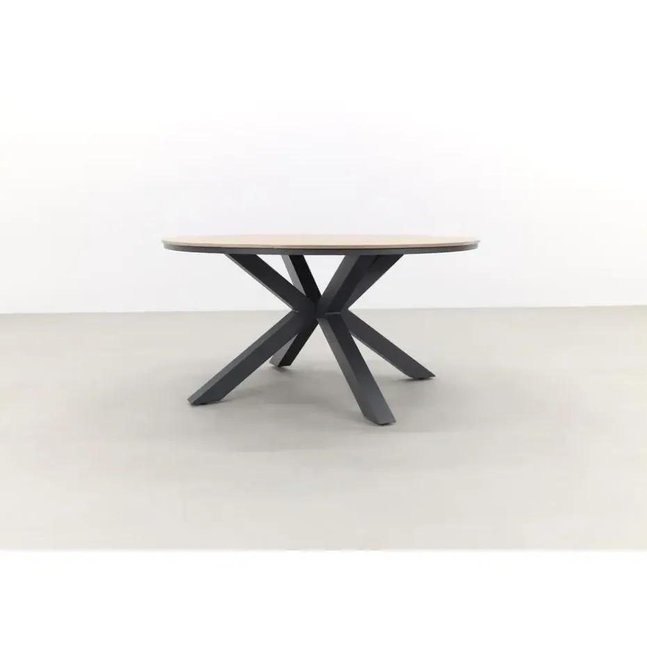 Jasmine natural / Garden Impressions Edison 148 cm. - ronde tuinset