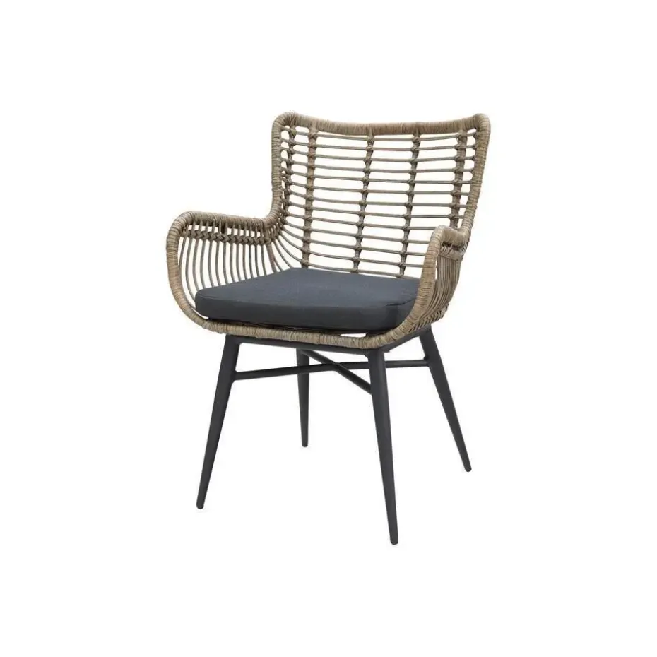 Jasmine natural / Garden Impressions Edison 148 cm. - ronde tuinset
