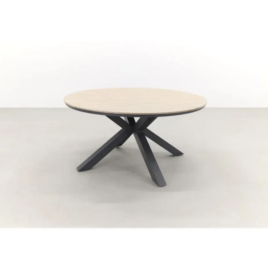 Jasmine natural / Garden Impressions Edison 148 cm. - ronde tuinset