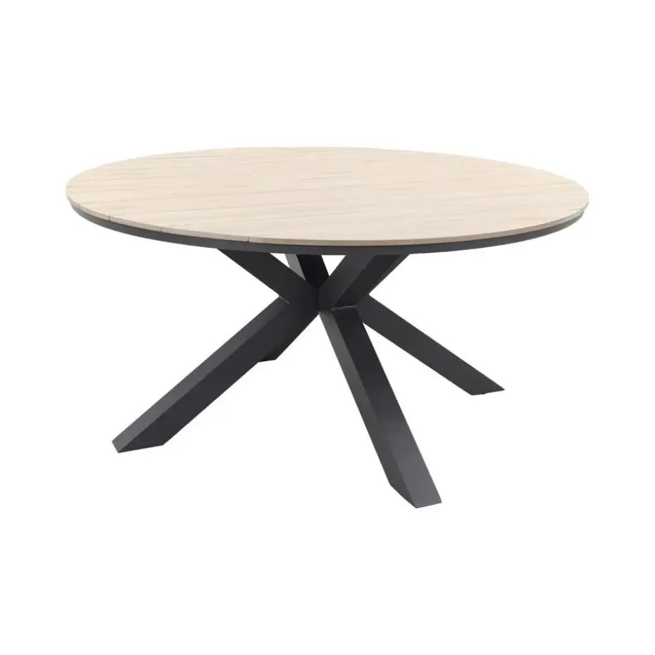 Jasmine natural / Garden Impressions Edison 148 cm. - ronde tuinset