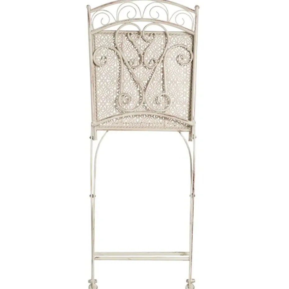JUINA - Set van 2 tuinstoelen - Lichtbeige - IJzer