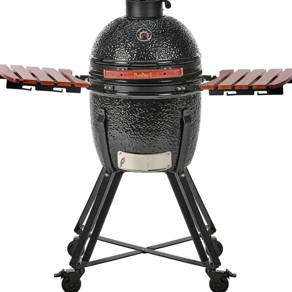 KAMADO - Houtskoolgrill - Zwart - Keramiek