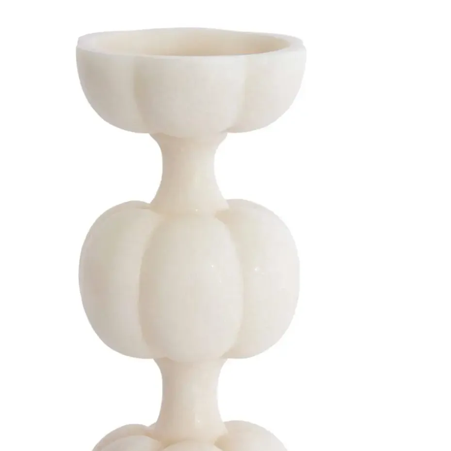 Kandelaar Astoria - Wit - Ø13x36,5cm