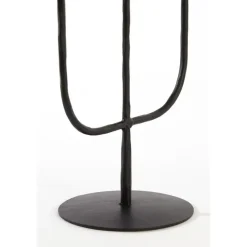 Kandelaar Nicole - Zwart - 22.5x15x45.5cm