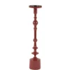 Kandelaar Sheva - Rood - Ø11cm