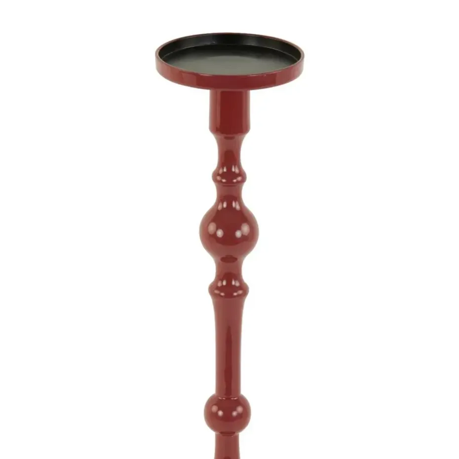 Kandelaar Sheva - Rood - Ø11cm