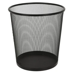 Kantoor prullenbak-papierbak - 19 liter - metaal - zwart