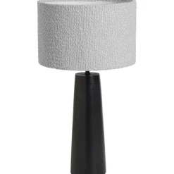 Kap Cilinder Halden - lichtgrijs - Ø25x16 cm