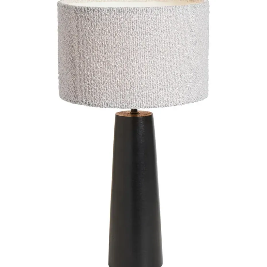 Kap Cilinder Halden - lichtgrijs - Ø25x16 cm