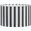 Kap Juul - stof zwart/wit - 15xØ25 cm