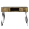Kaptafel Rechthoek 110cm -Massief Mangohout - 2 Lades