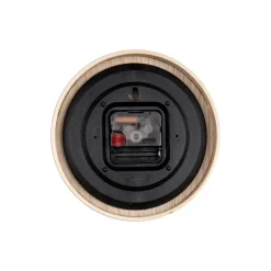 Karlsson - Tafelklok Pure Wood Grain - Zwart