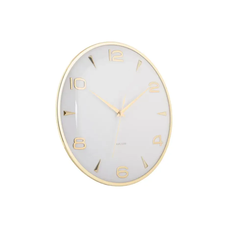 Karlsson - Wandklok Sienna Glow - Wit- Ø40,6cm