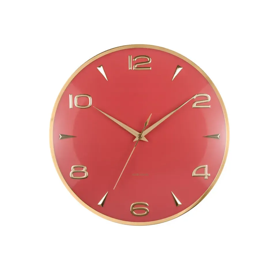 Karlsson - Wandklok Sienna Glow - Rode oker- Ø40,6cm