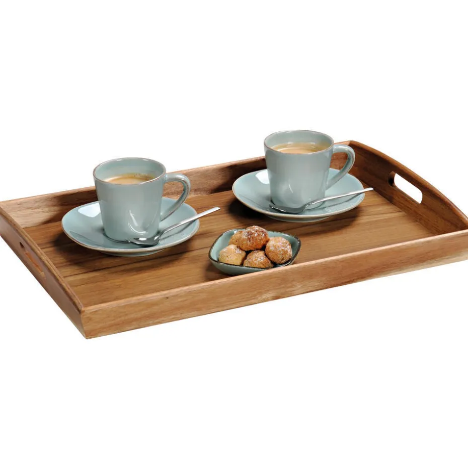Kesper Acacia houten dienblad met opstaande rand - 31 x 48 cm