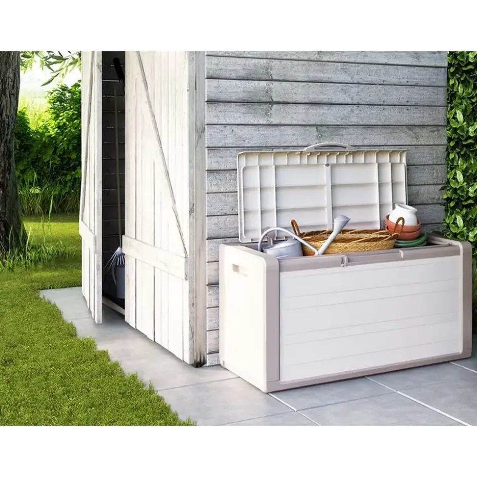 Keter Gulliver Tuinbox - 300L - 118x55x49cm - beige