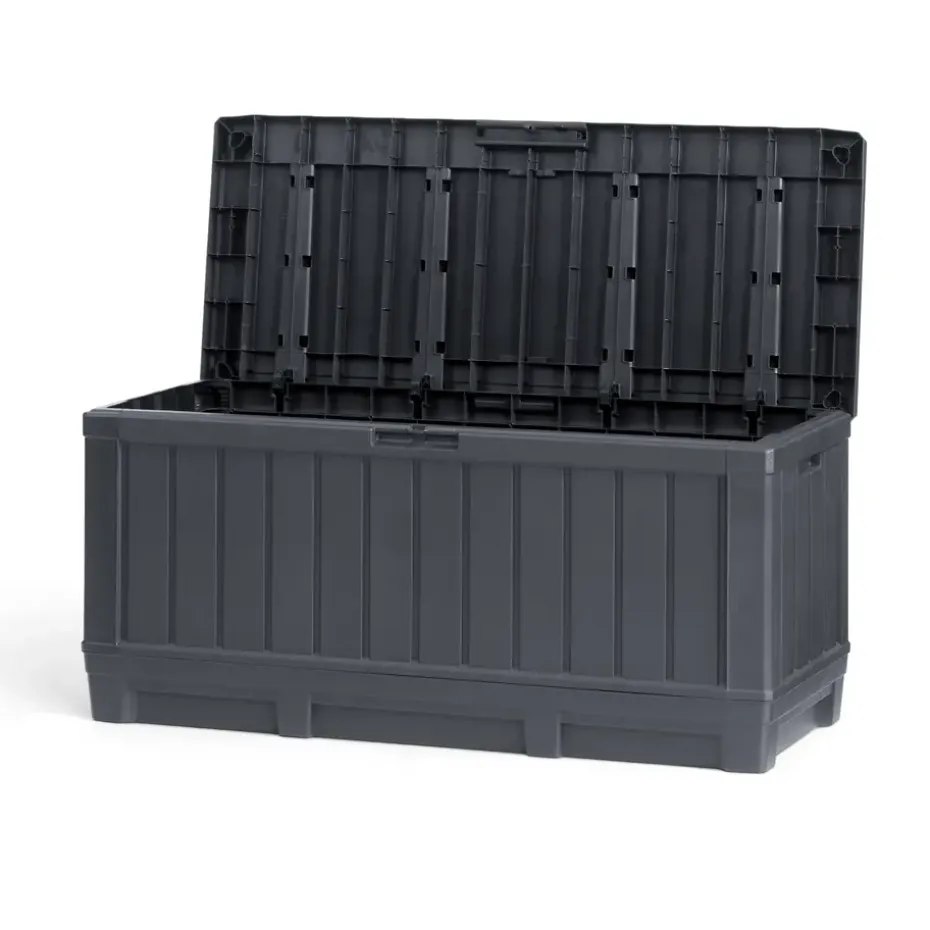 Keter Kentwood Opbergbox - 128x53.6x59 cm - 350 L - Grafiet