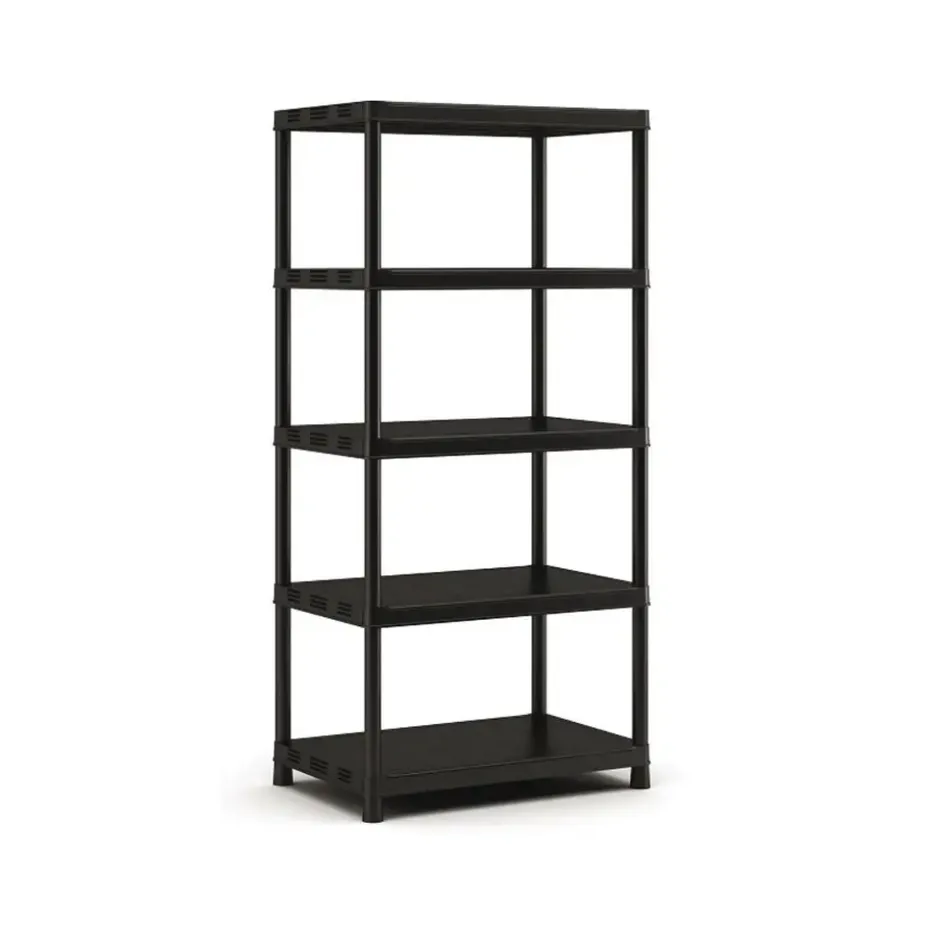 Keter Kunststof Stellingkast extra breed - 90x60x187cm - zwart