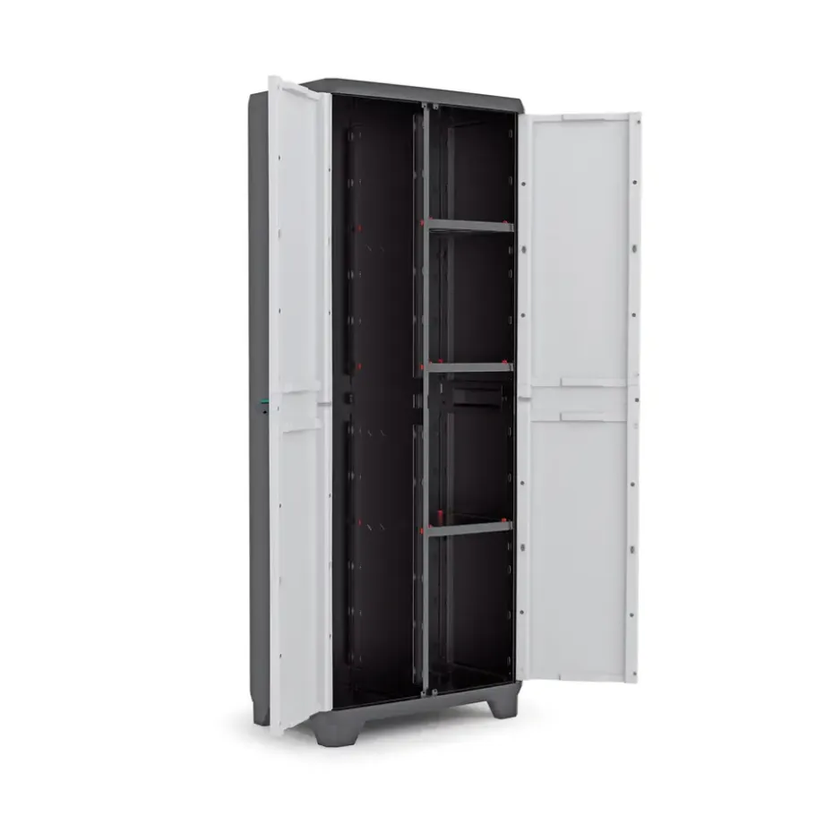 Keter Linear Opbergkast utility - bezemkast - 3 planken