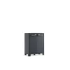 Keter Moby lage kast - 2 planken - 80x44x100 cm - Antraciet