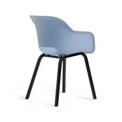 Keter Noa Tuinstoel - 2 stuks - 55x56.5x80cm - metalen onderstel - Blauw