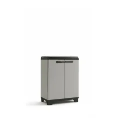 Keter Planet Lage Opbergkast - 68x39x90cm - Grijs/Zwart