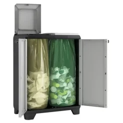 Keter Split Premium Recycling Kliko - Vuilbakken buiten - 2x110L