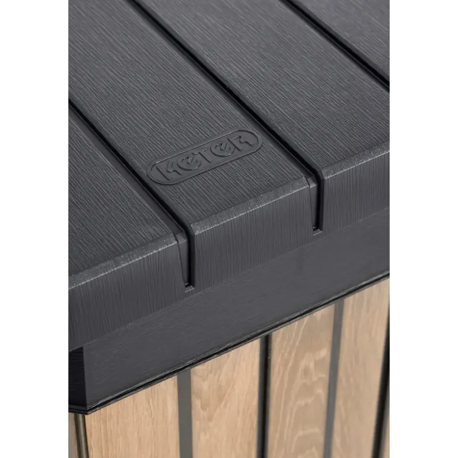 Keter Venetian Opbergbox - 570L - 142.5x65.3x78.2cm - Bruin