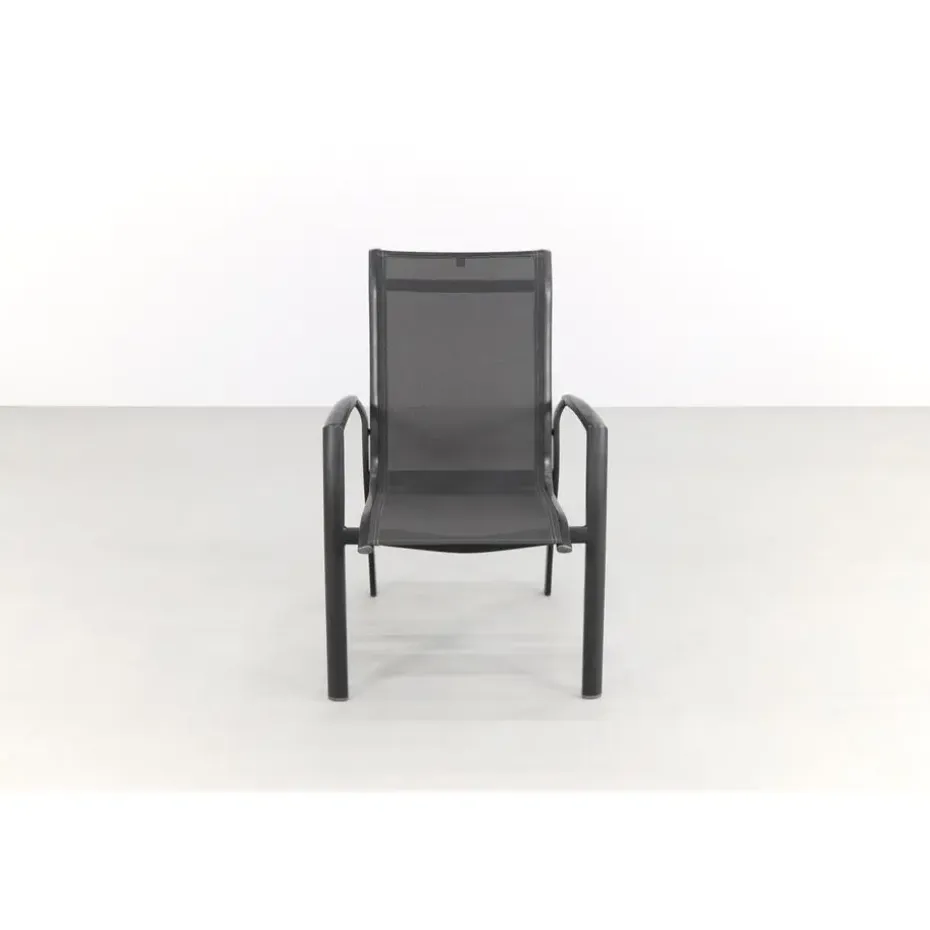 Kettler Legato Curve stapelstoel - Antraciet