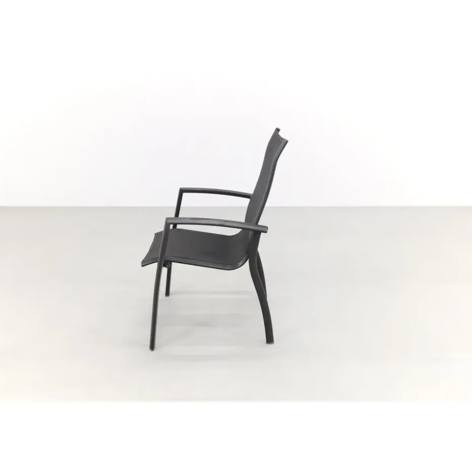 Kettler Legato Curve stapelstoel - Antraciet