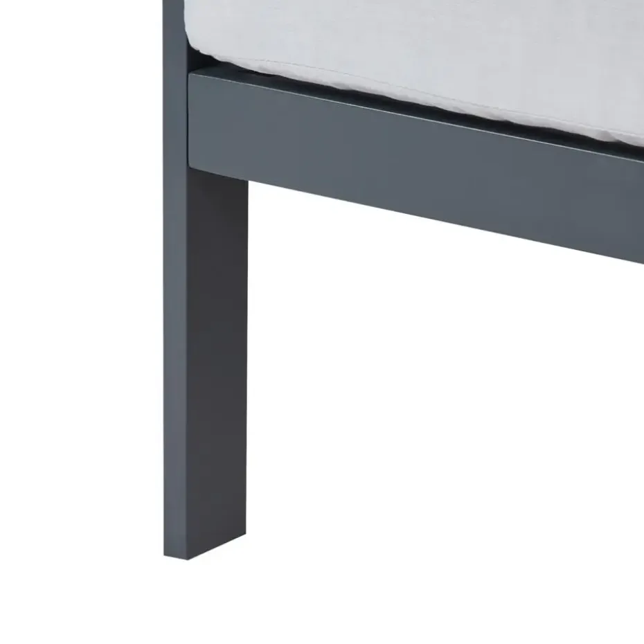 KIATO - Tuinbank 3-zits - Lichtgrijs - Aluminium