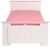 Kinderbed Kiki - wit/roze - 90x200 cm