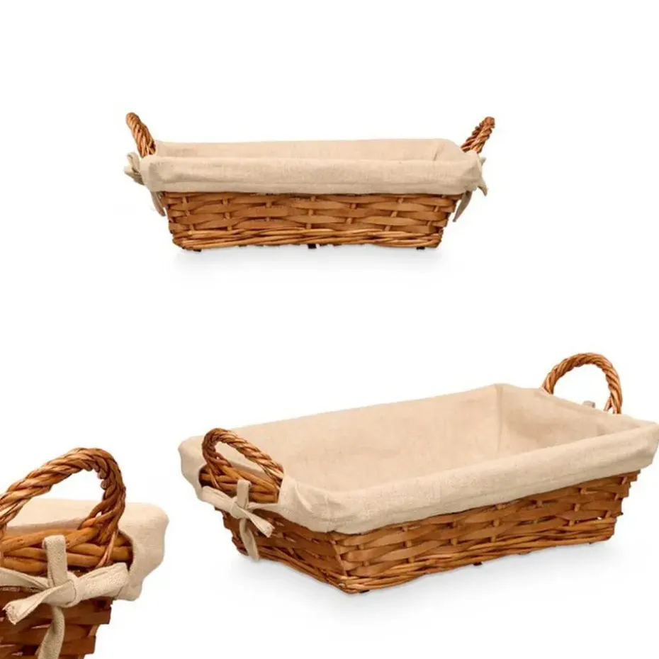Kipit Storage Rieten mand - gevlochten riet - 39 x 24 x 13 cm