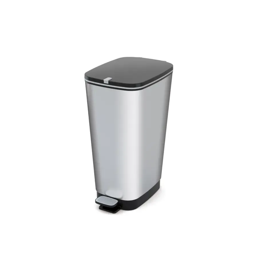KIS Chic Bin Pedaalemmer - 43L - Metallic