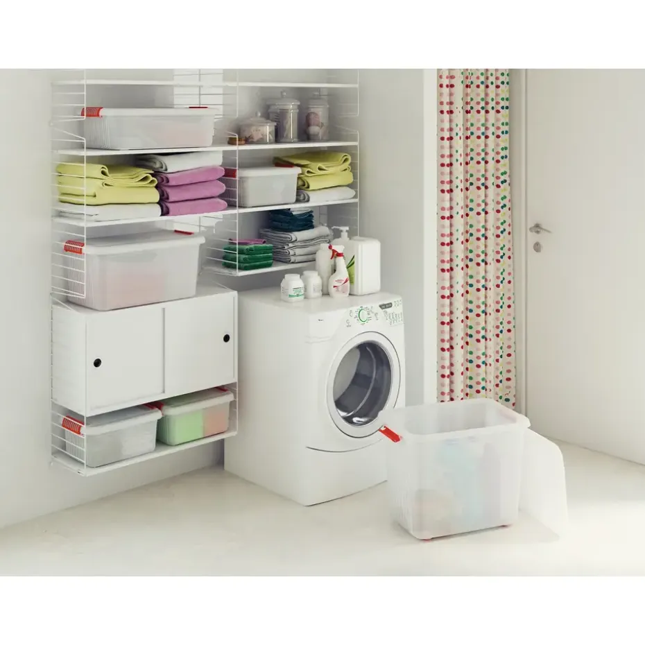 Kis K Latch Opbergbox M - 28L - transparant