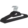 Kledinghangers - antislip - 20 stuks - zwart