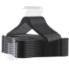 Kledinghangers - massief hout - 30 stuks - zwart
