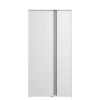 Kledingkast Bobby 2-deurs - wit - 182x90x51 cm