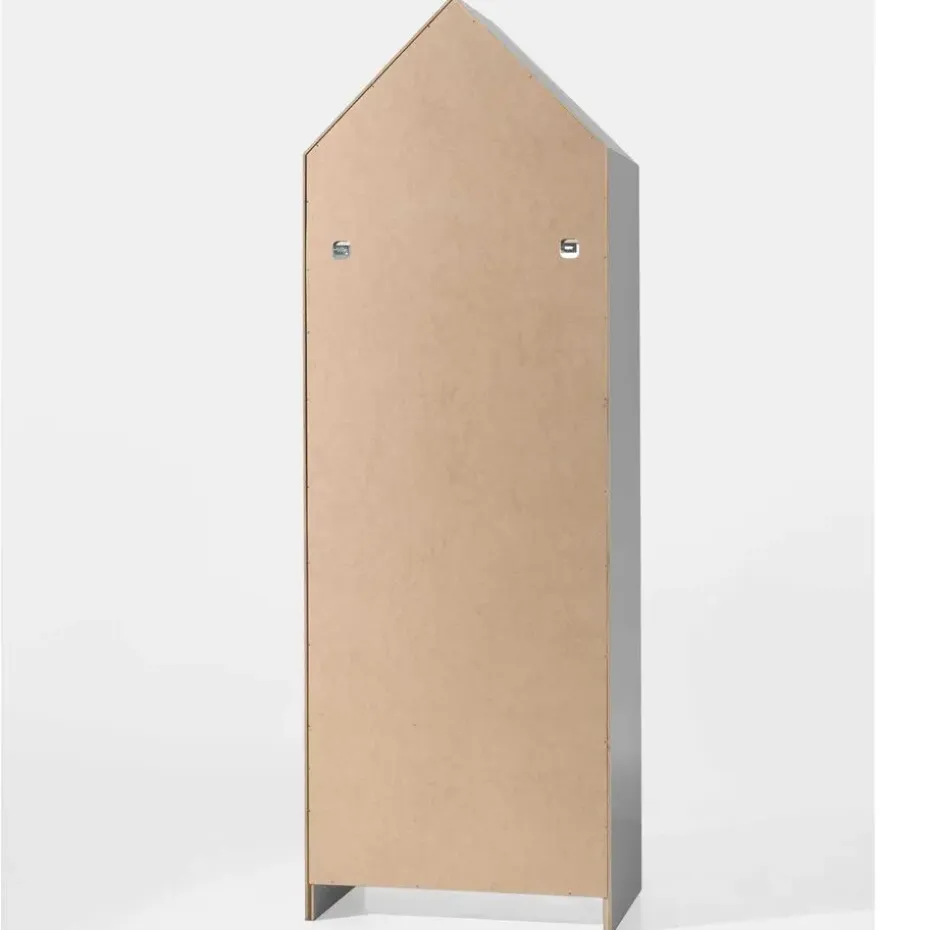 Kledingkast Casami Bruges - 58x37x172 cm - Wit
