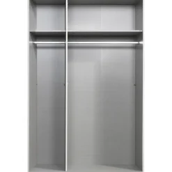 Kledingkast Milaan 3-deurs - wit - 236x135x58 cm