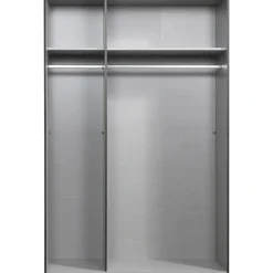 Kledingkast Milaan 3-deurs - grafiet - 236x135x58 cm