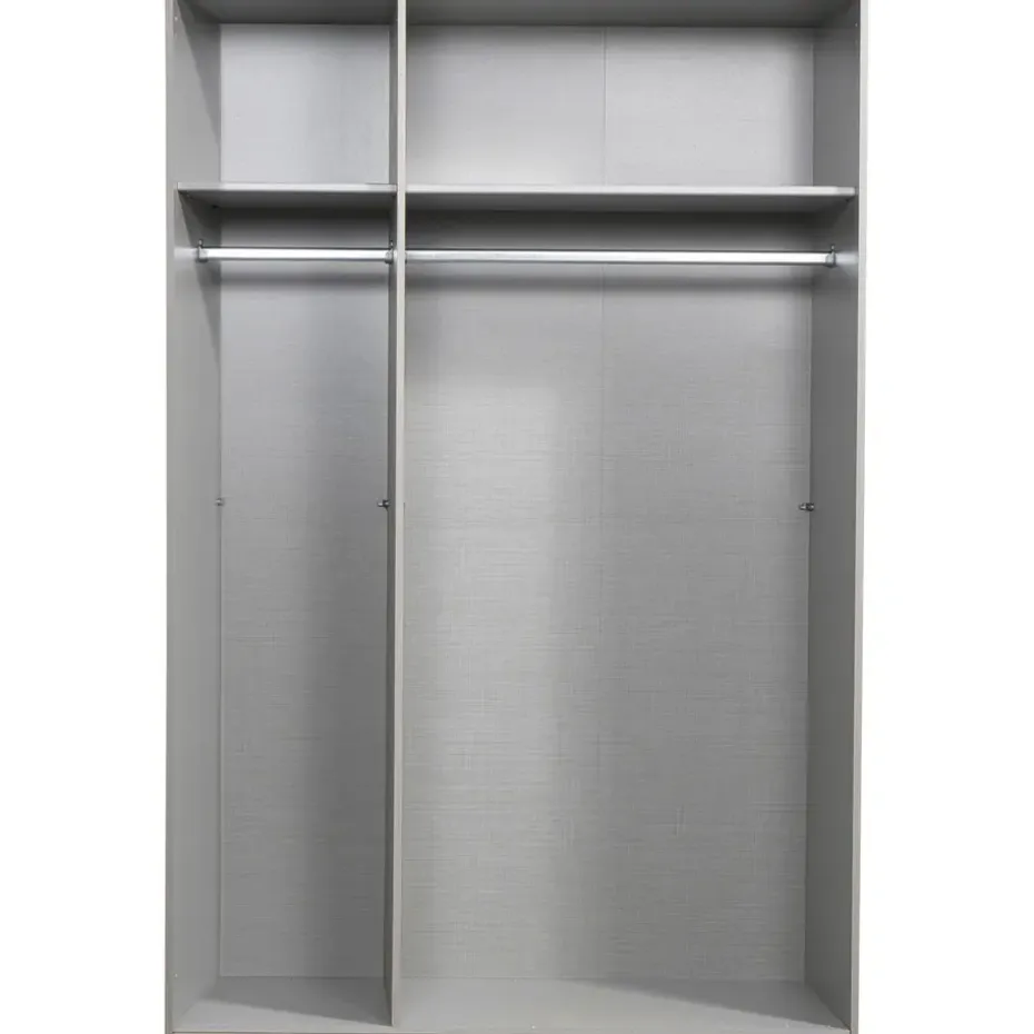 Kledingkast Milaan 3-deurs - greige - 208x135x58 cm