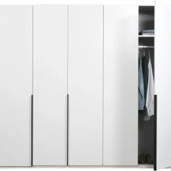 Kledingkast Milaan 5-deurs - wit - 236x225x58 cm