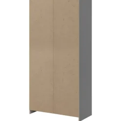 Kledingkast Sprint 2-deurs - antracietkleur - 200x98,5x50 cm