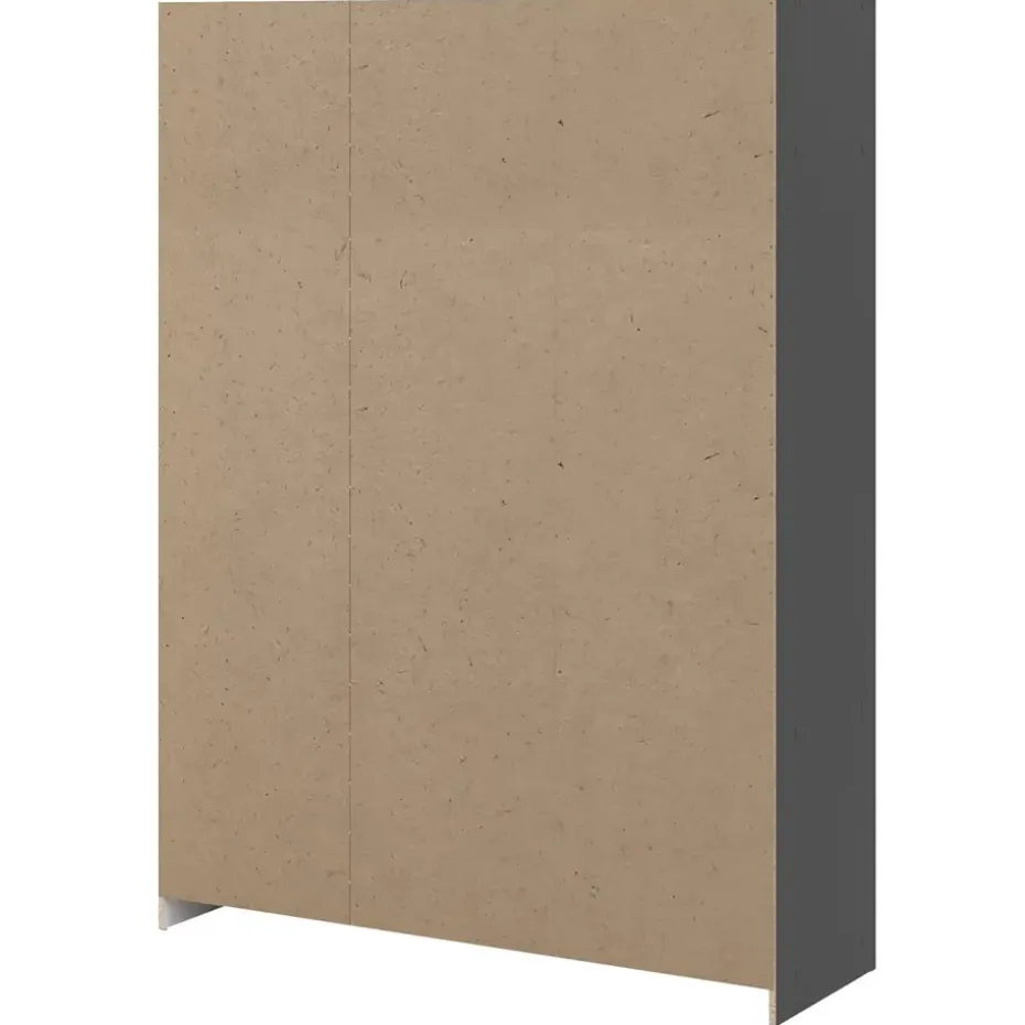 Kledingkast Sprint 3-deurs - antracietkleur - 200x147x50 cm