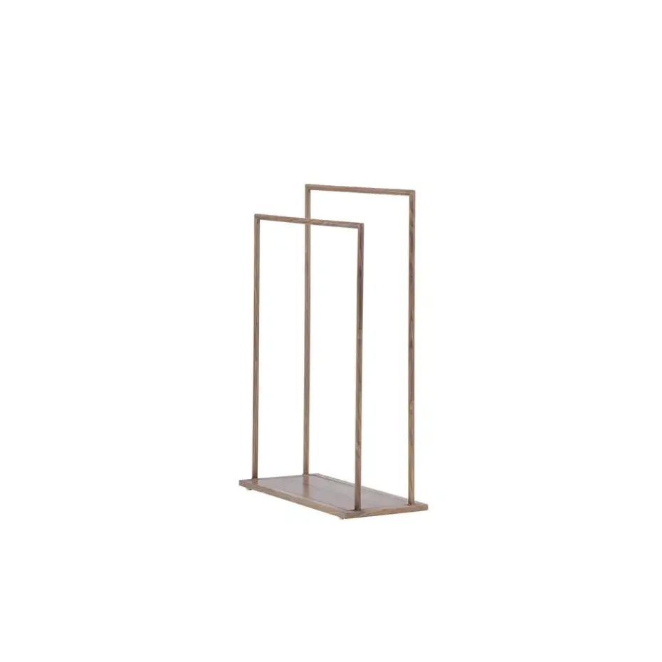 Kledingrek Bruin Metaal - 70x30x100cm - Alva