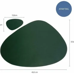 Krumble Placemat set design - 8 stuks - Groen