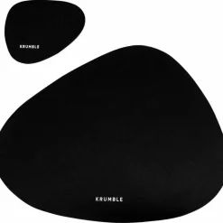 Krumble Placemat set design - 4 stuks - Zwart